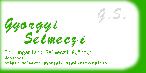 gyorgyi selmeczi business card